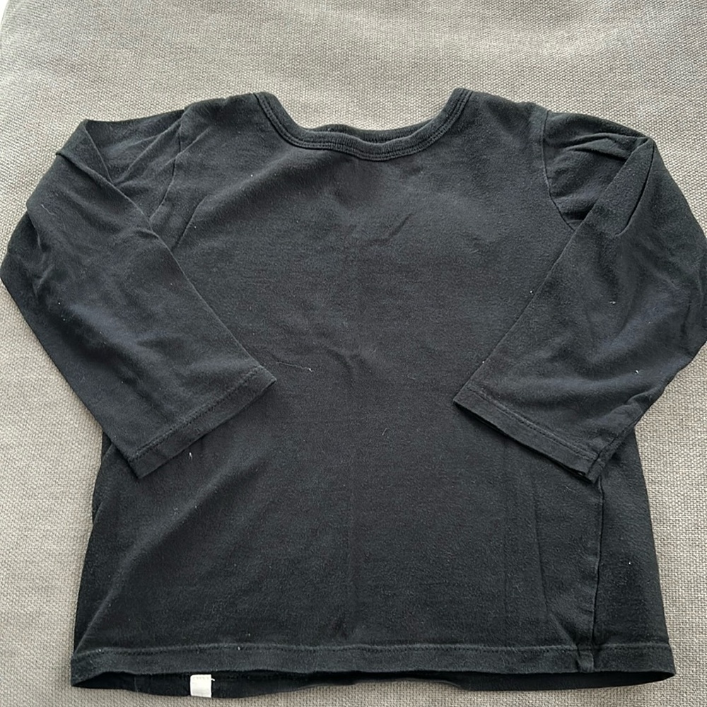 Mini Mioche Long sleeve Tee black 3/4yrs